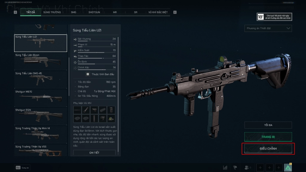 Tổng hợp Code Súng và Meta Loadout Garena Delta Force - Hướng Dẫn Build Súng Không Giật Leo Rank Siêu Chuẩn