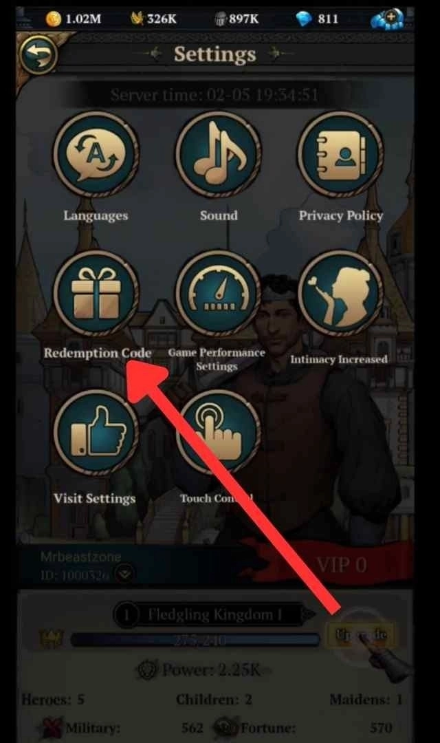 Redeem Process for Codes