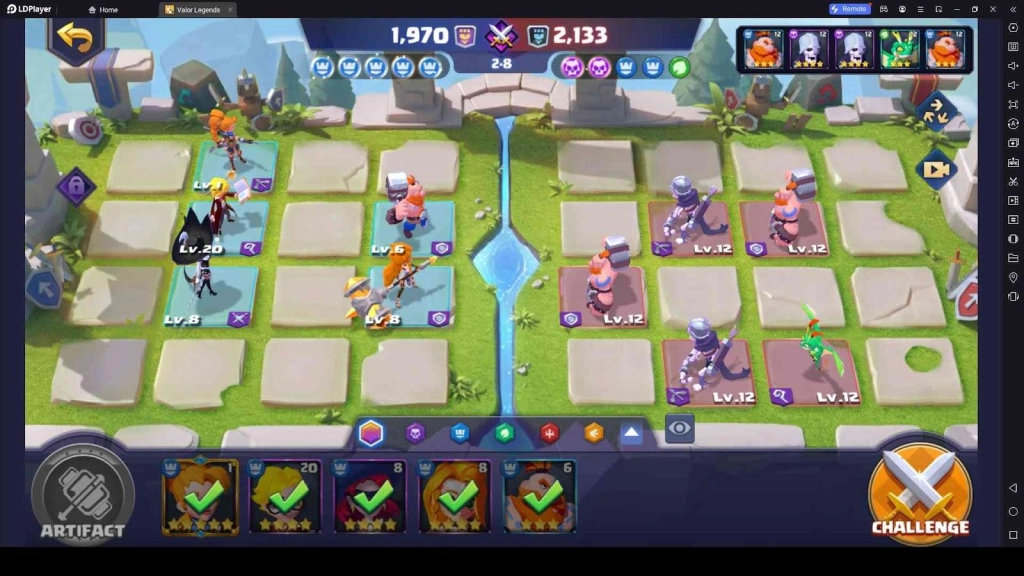 Challenges in Valor Legends: Nuts & Bolts  Challenges in Valor Legends: Nuts & Bolts