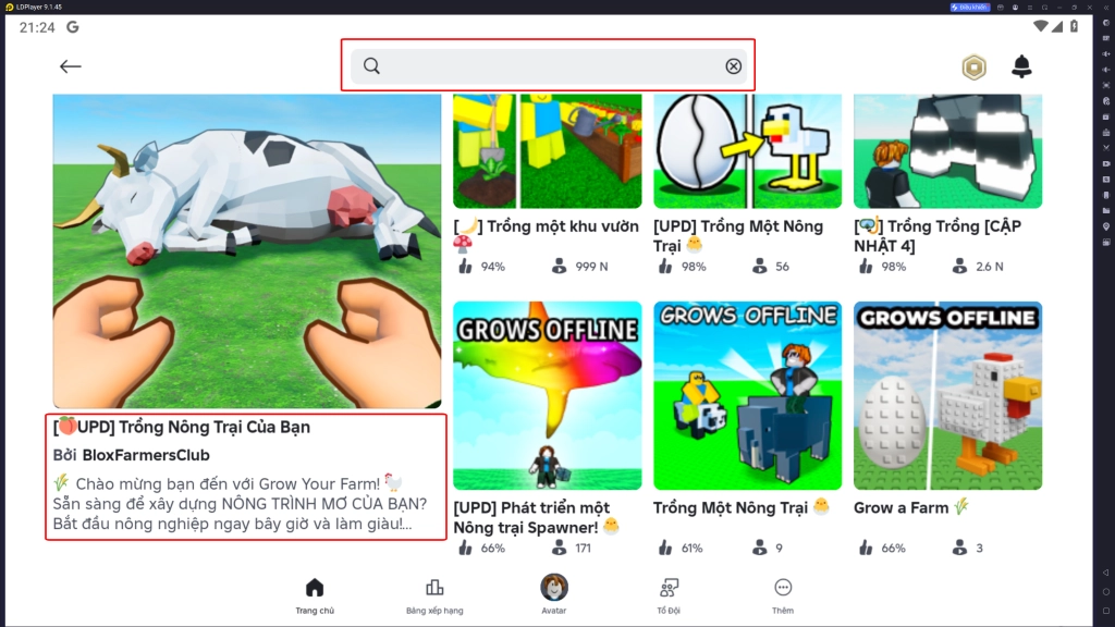 Full bộ code Roblox VN: Trồng Nông Trại Của Bạn - Hướng dẫn cách nhập chi tiết