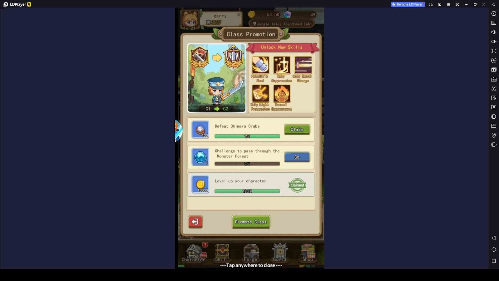 Promote the Class in Maple Tale