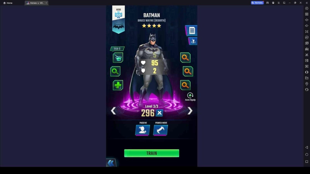 Train Your Heroes in DC Heroes & Villains: Match 3 Train Your Heroes in DC Heroes & Villains: Match 3