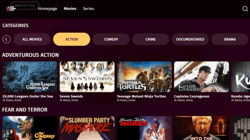 PopcornFlix PopcornFlix