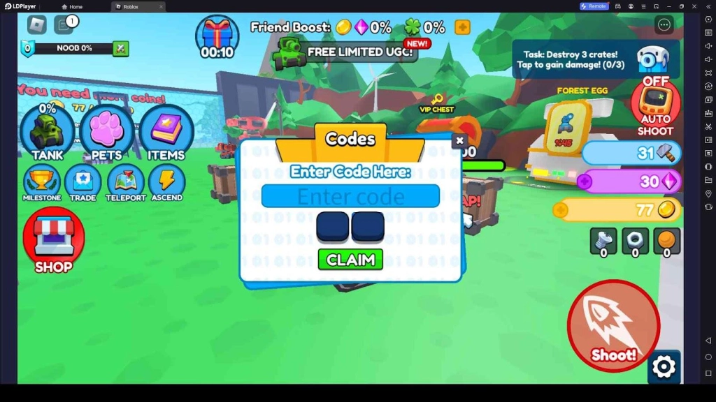Roblox Tank Simulator X Codes: Battle and Conquer - 2025 March