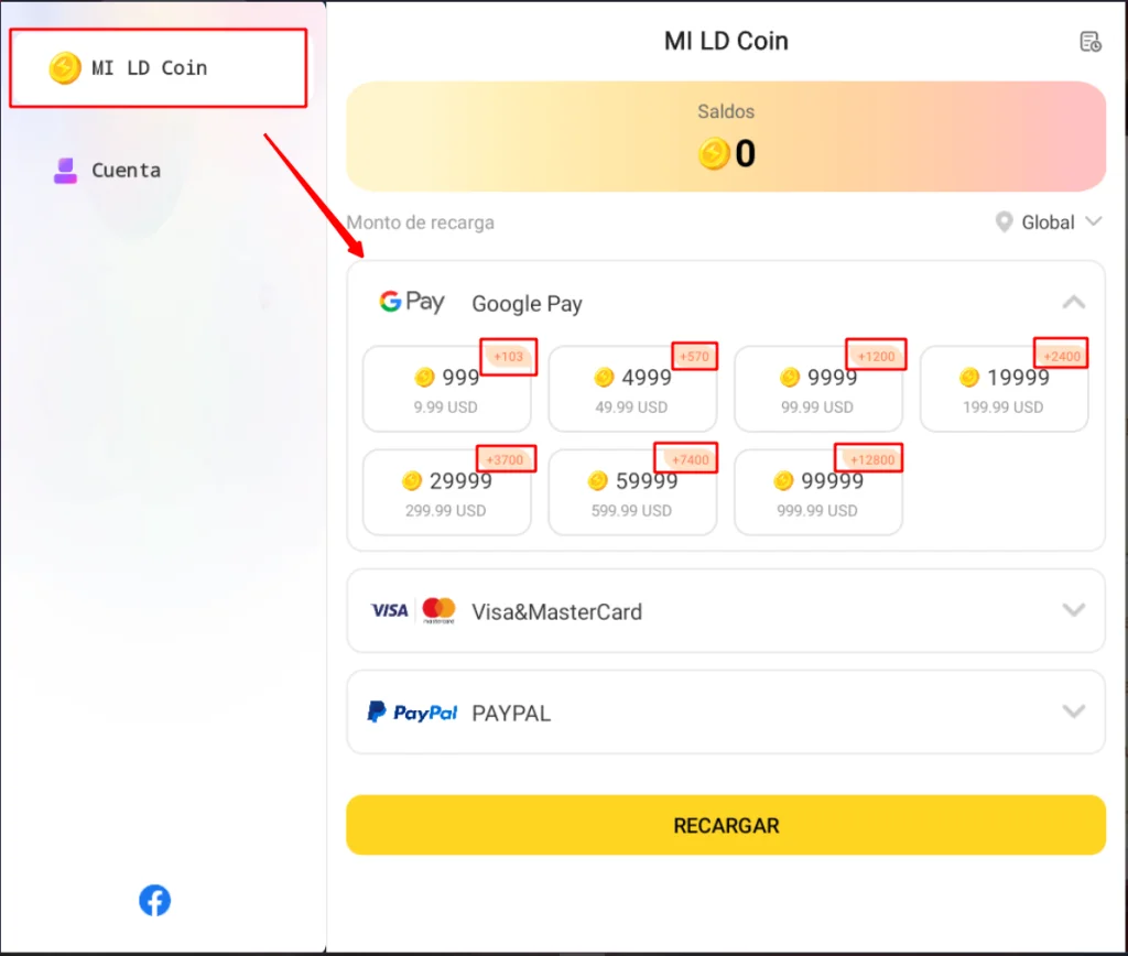 Reembolso limitado de LD Coins, hasta un 14%
