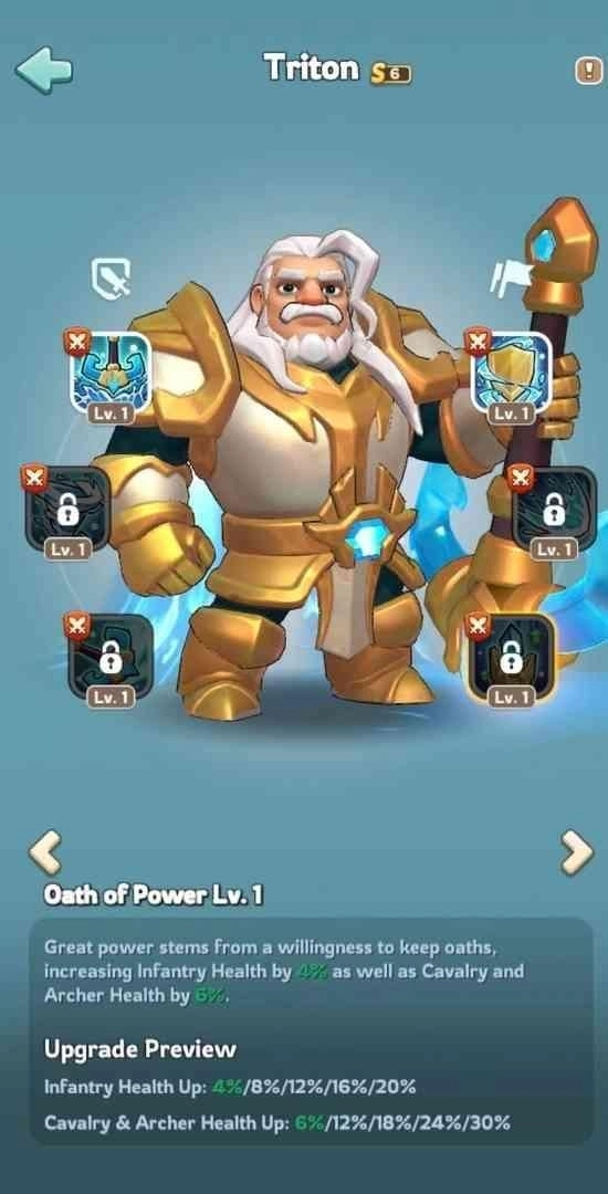 Triton’s Skills