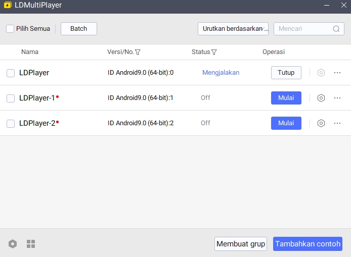 Caranya buka multi-instance