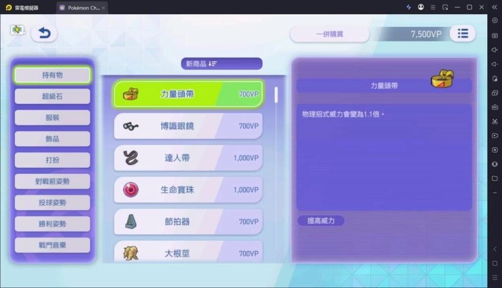 寶可夢冠軍道具