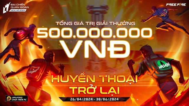 Free Fire: Chi tiết Quân Đoàn Chiến - Đại Chiến Quân Đoàn mùa hè 2024 game thủ cần biết