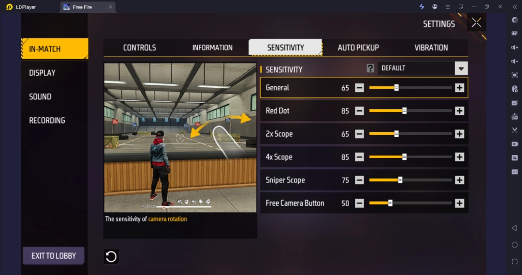 Practise More and Find the Perfect Sensitivity