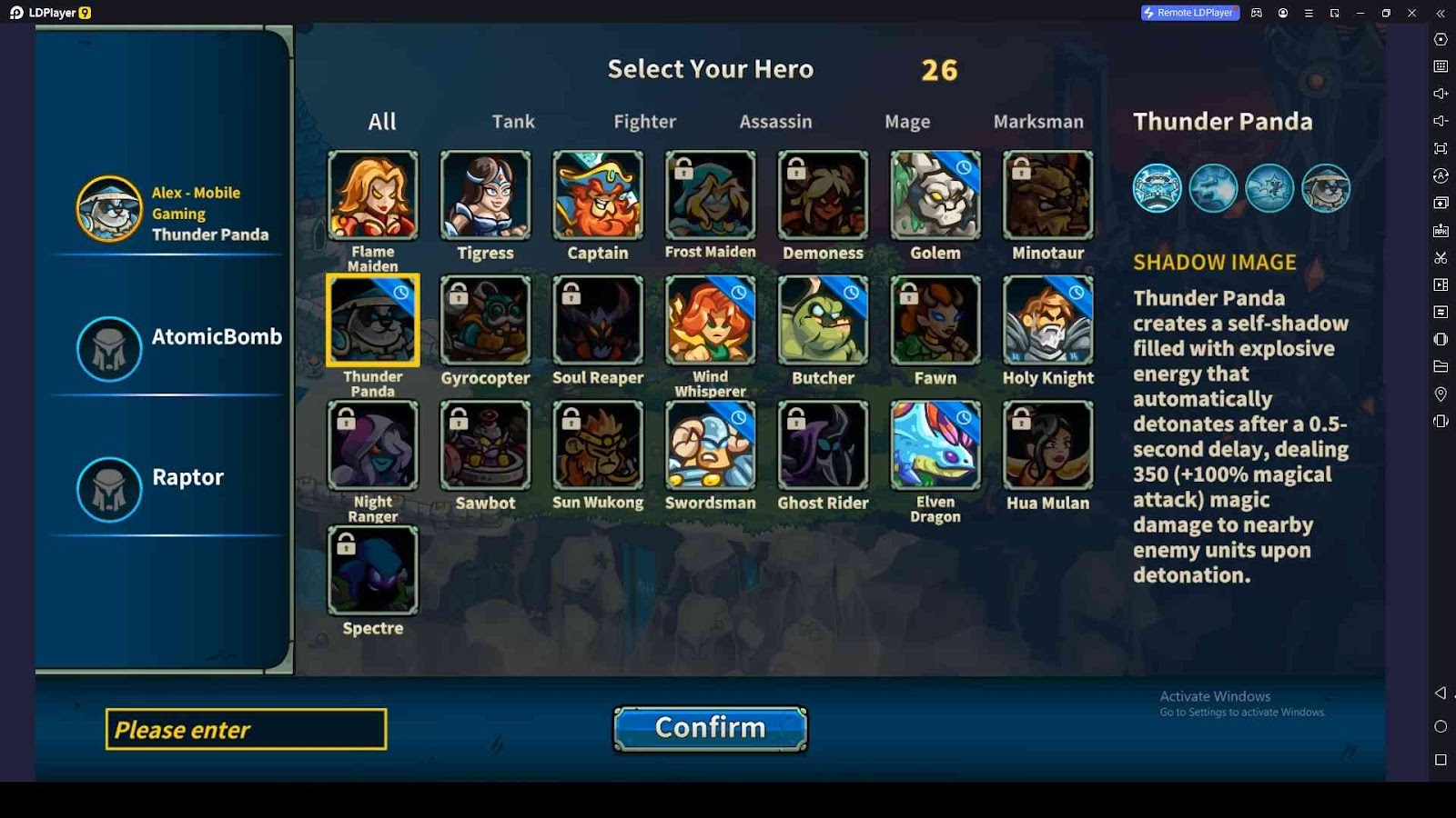 Selecting a Hero to the Ancient Stars: The Rise Battles