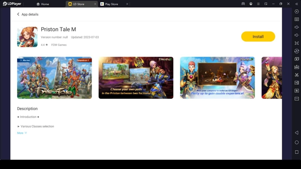 Playing Priston Tale M on PC Using LDPlayer 9 Playing Priston Tale M on PC Using LDPlayer 9