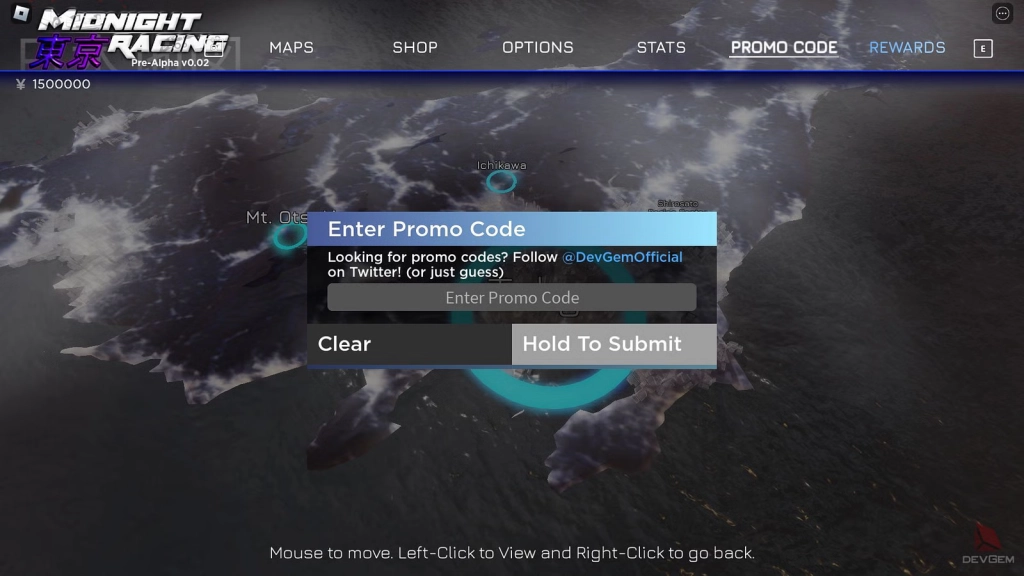 How to Redeem Codes in Roblox Midnight Racing Tokyo