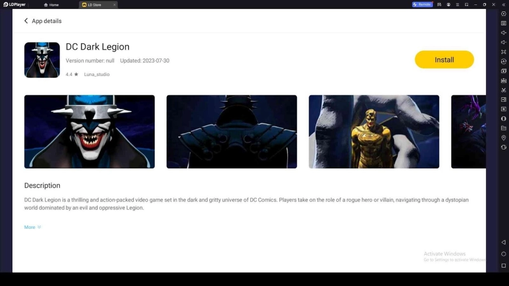 Superheroic Adventures with DC Dark Legion on PC