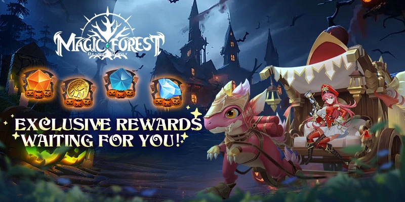 Magic Forest: Dragon Quest - recompensas exclusivas para recarga no LDPlayer
