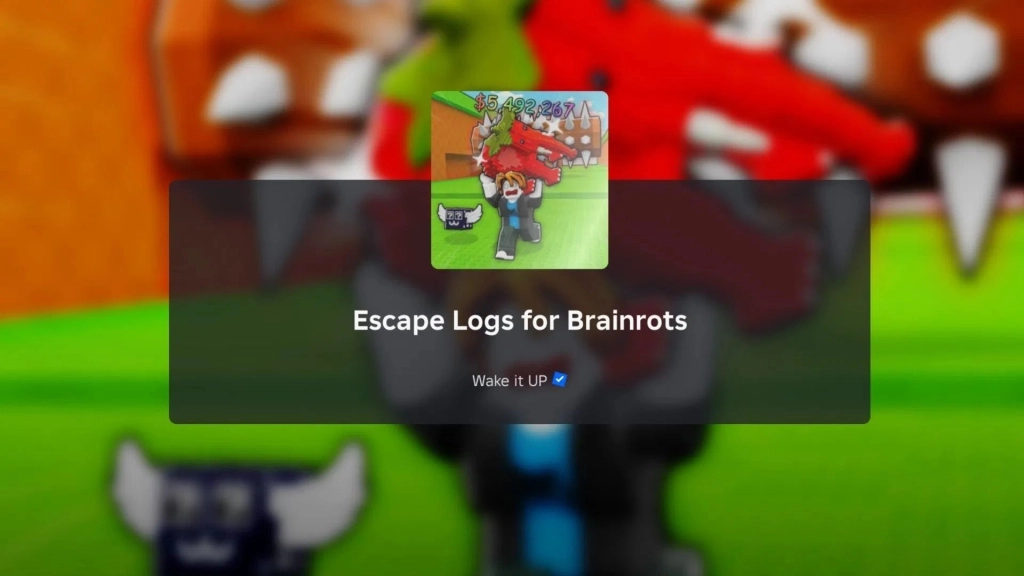 Escape Logs for Brainrots: Log Survival