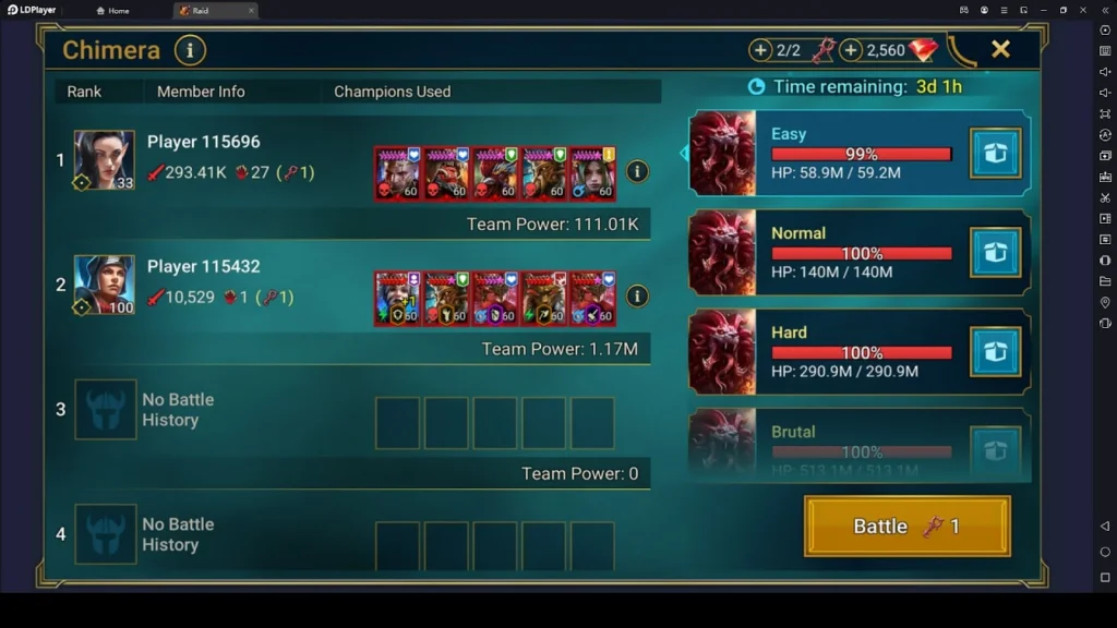 Chimera Clan Boss