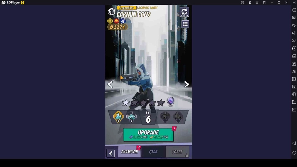 Upgrade and Level Up for the Heroes