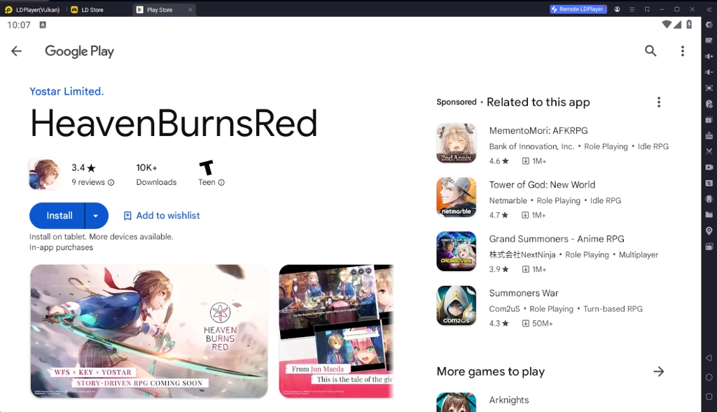 How to Download and Play Heaven Burns Red Global on PC - Beginners Guide