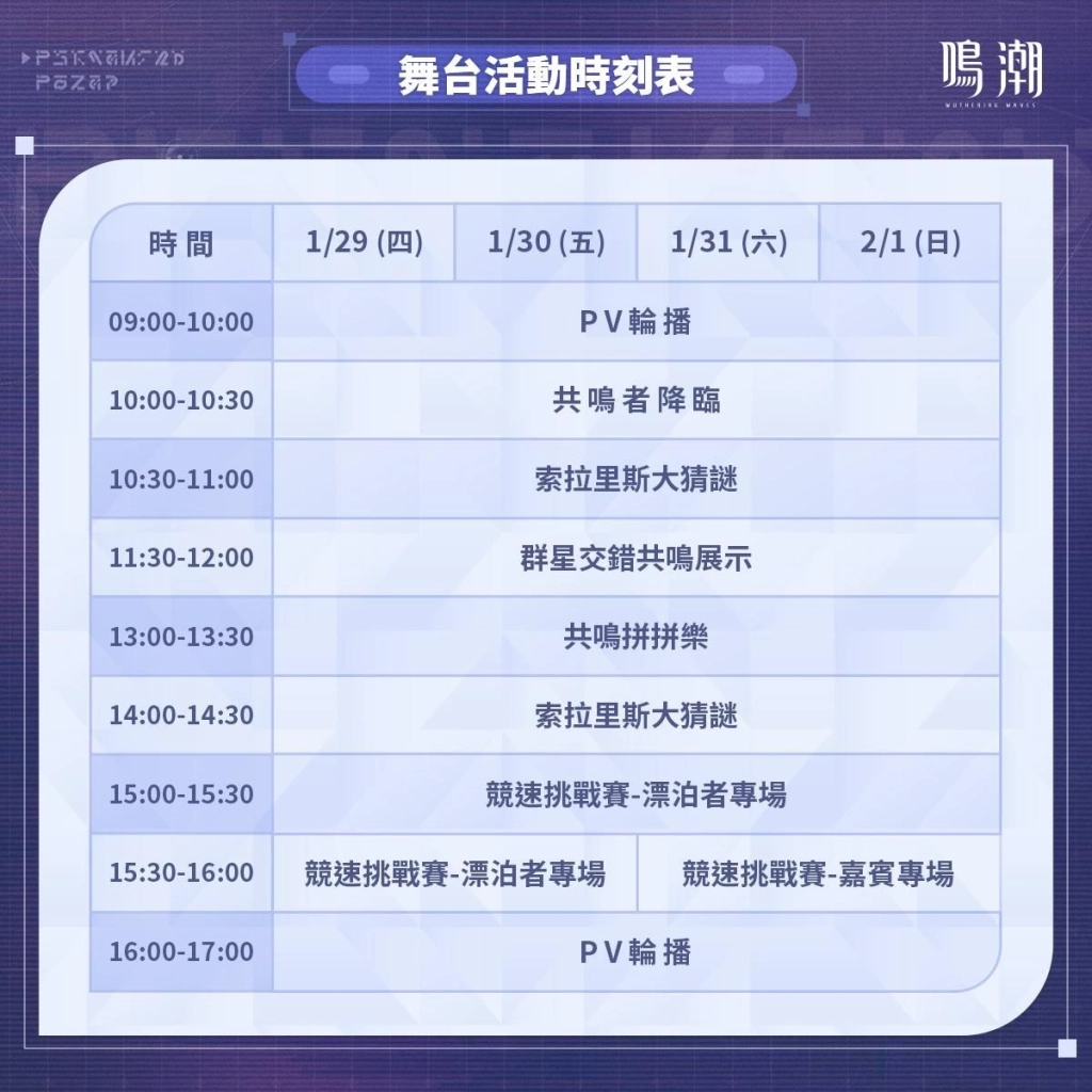 《鳴潮》參展「2026台北國際電玩展」活動詳情公開!