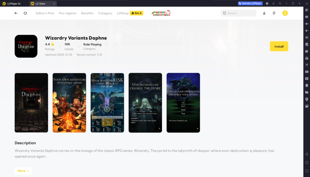 How to Download and Play Wizardry Variants Daphne on PC - Beginners Guide