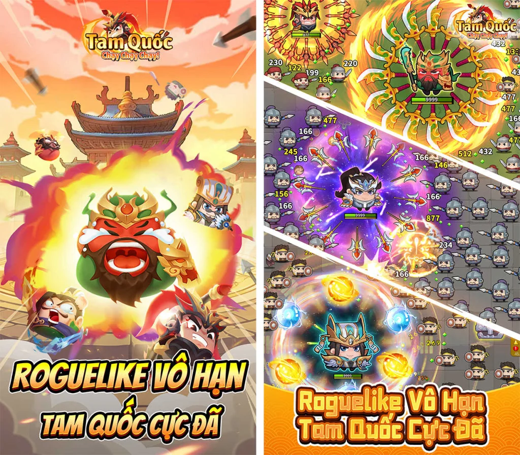 Game RPG Roguelike xả Stress “Tam Quốc: Chạy Chạy Chạy (Sinh Tồn Tam Quốc)” chính thức ra mắt hôm nay!