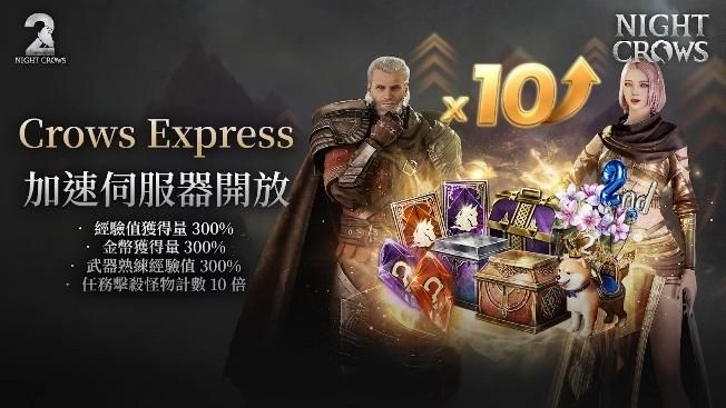 《夜鴉 NIGHT CROWS》2 週年大型更新正式上線