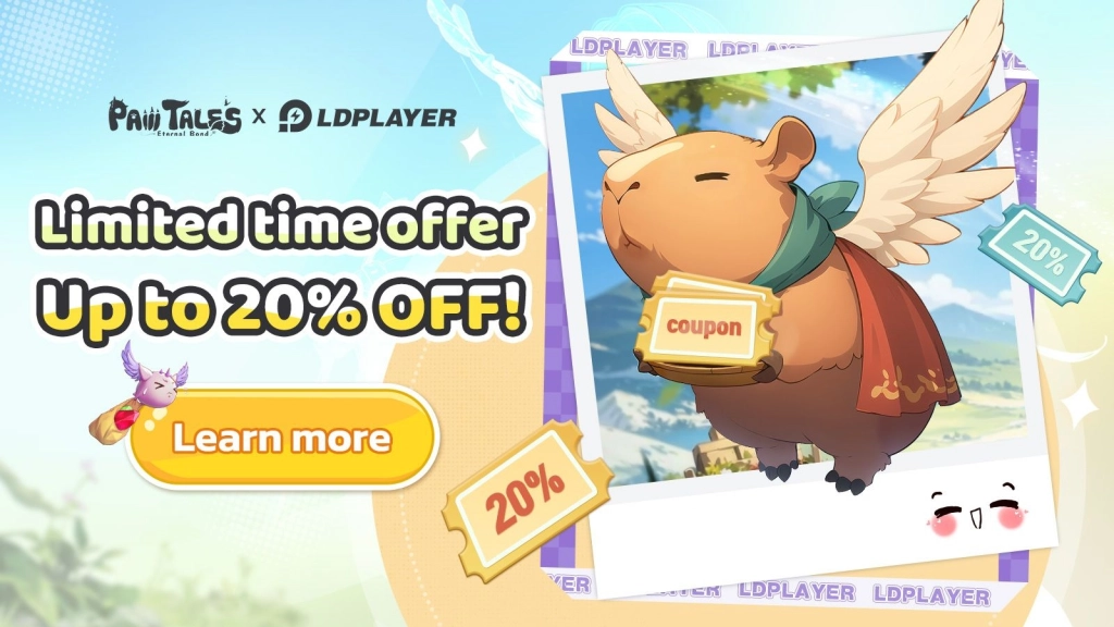 Paw Tales: Eternal Bond First Login Event Discount - Up to 20% OFF! Paw Tales: Eternal Bond First Login Event Discount - Up to 20% OFF!