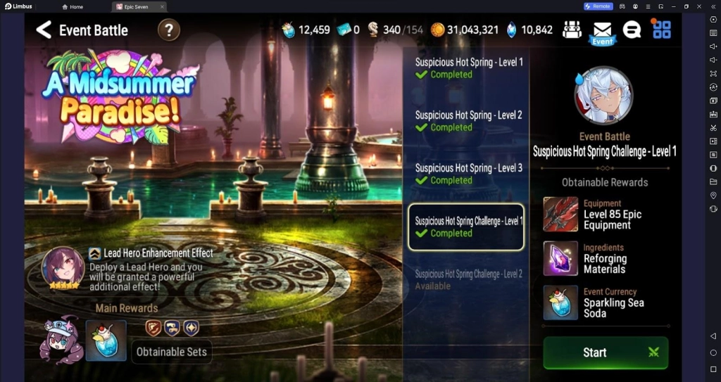 Epic Seven A Midsummer Paradise Special Side Story Event Guide