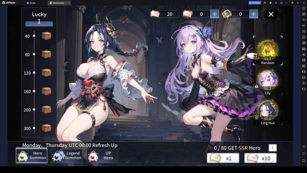 Summon Companions in Fate Corridor Summon Companions in Fate Corridor