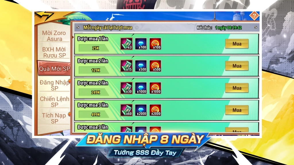 Full bộ code Thế Giới Hải Tặc mới nhất - Hướng dẫn cách nhập chi tiết