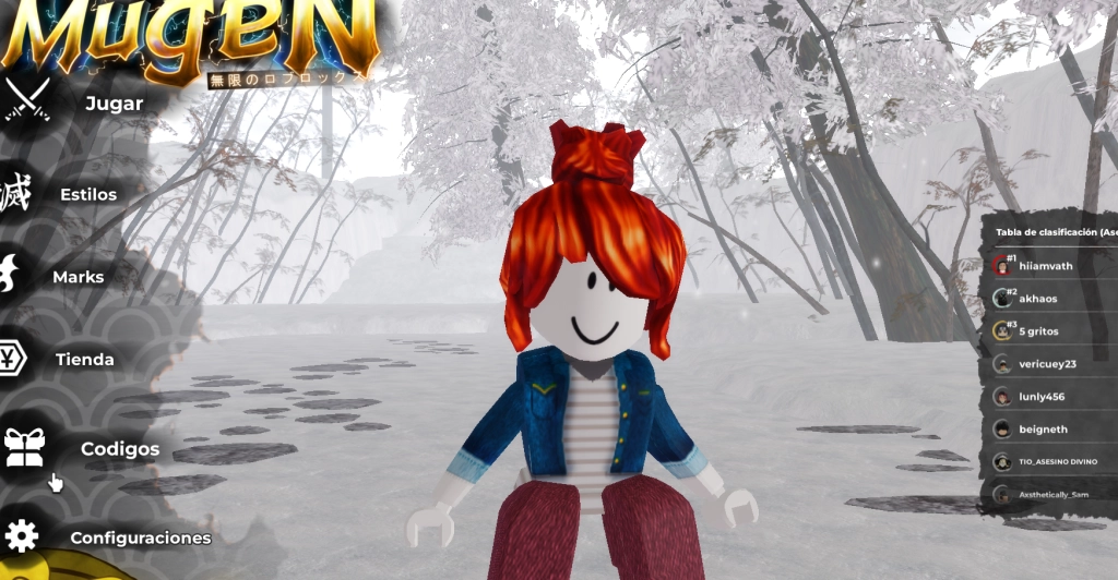 Mugen Roblox Códigos/ Codes