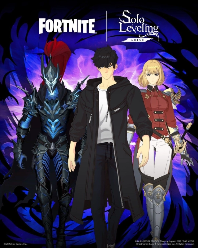 《我獨自升級: ARISE》展開特別合作  代表性獵人將加入《要塞英雄》！