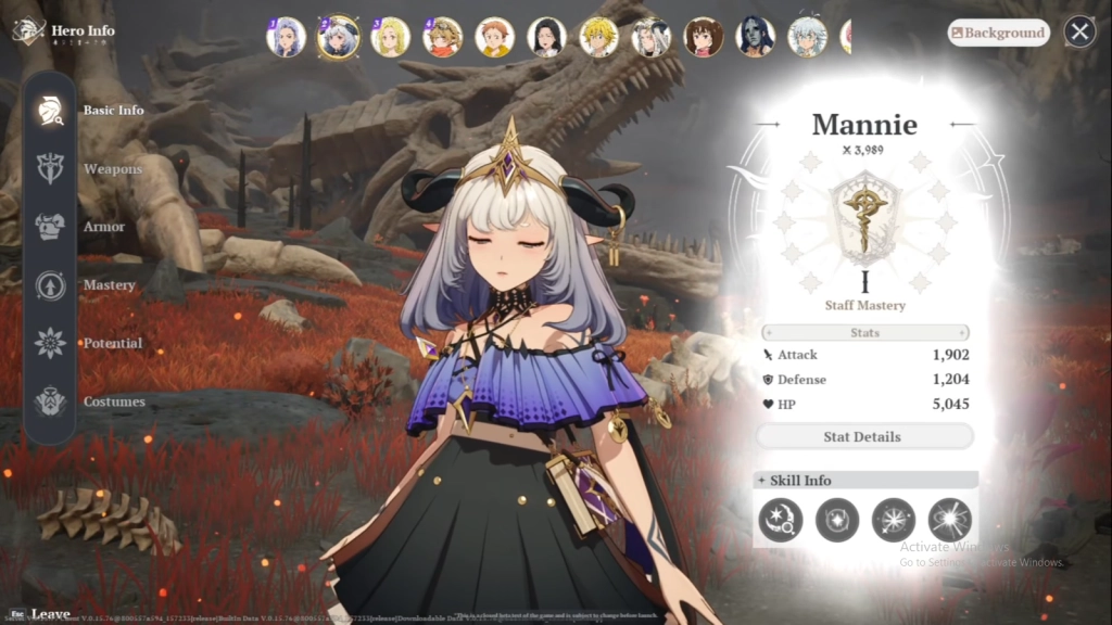 The Seven Deadly Sins Origin Mannie Overview & Base Stats The Seven Deadly Sins Origin Mannie Overview & Base Stats