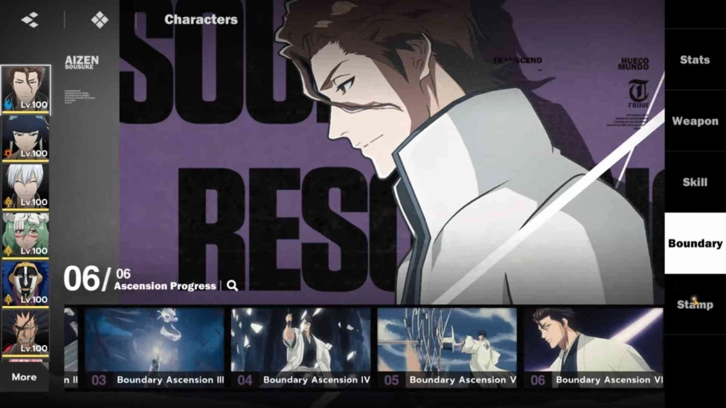 Aizen Sosuke Boundary Breaks