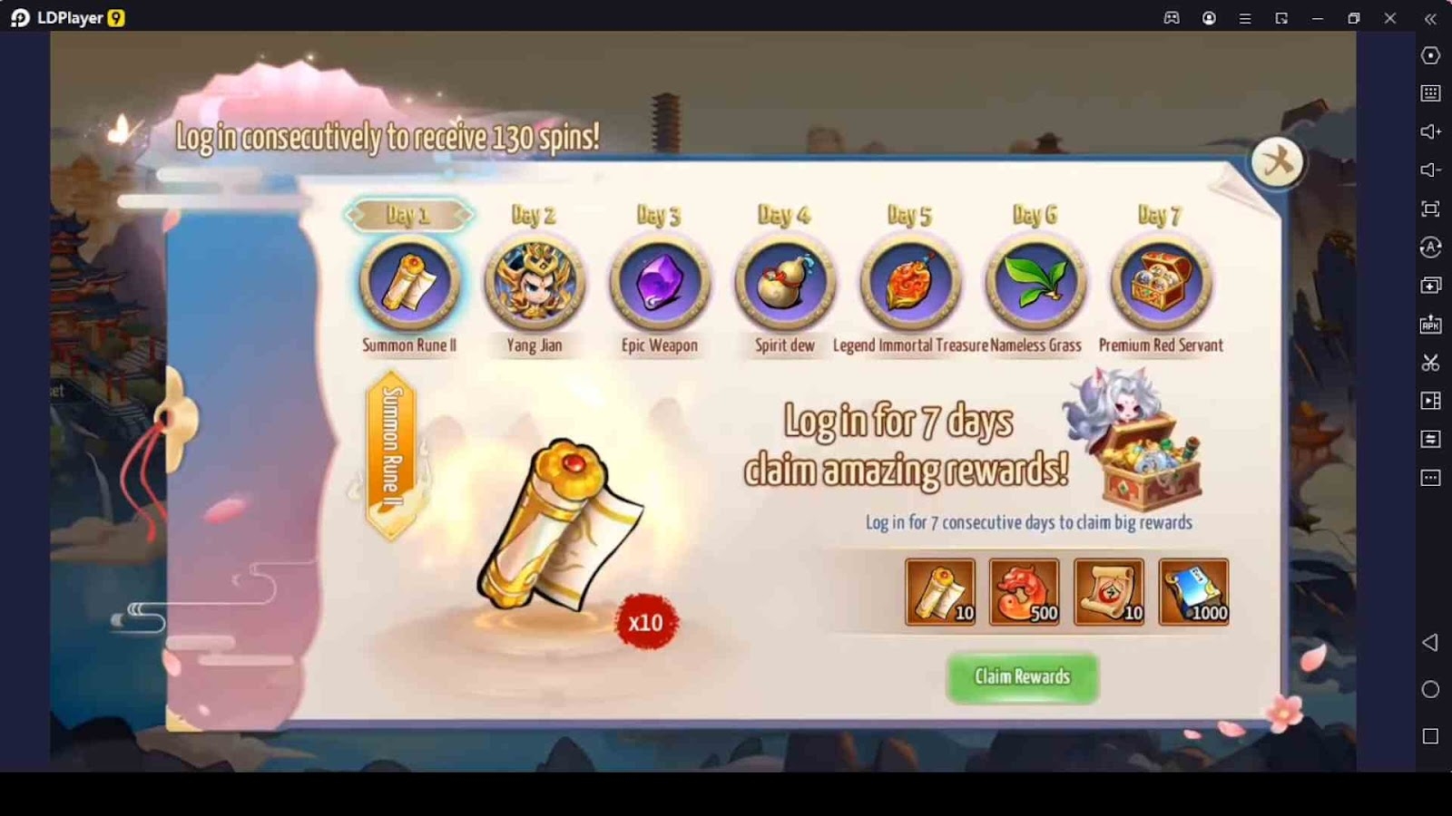 Remember the 7-Day Login Rewards