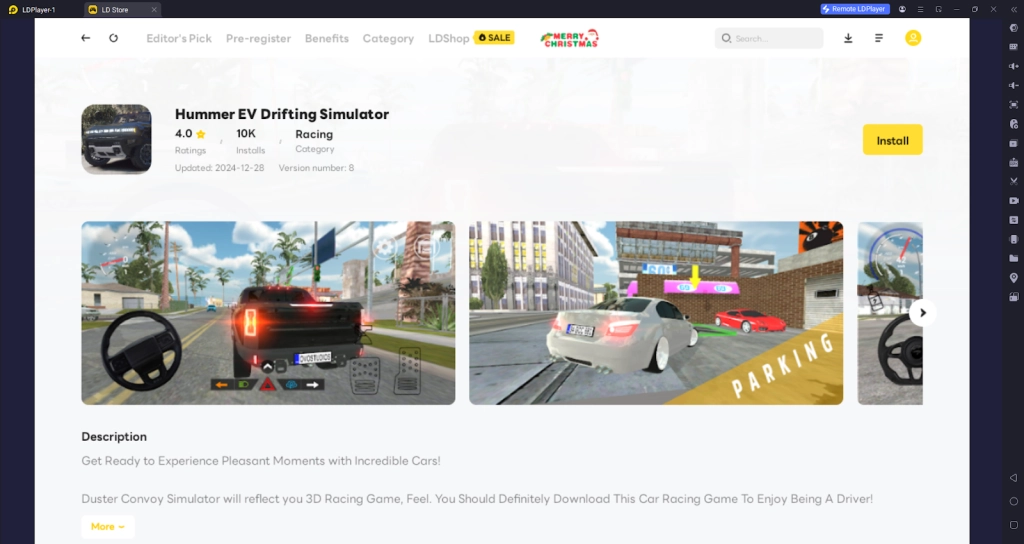 How to Download and Play Hummer EV Drifting Simulator on PC - Beginners Guide