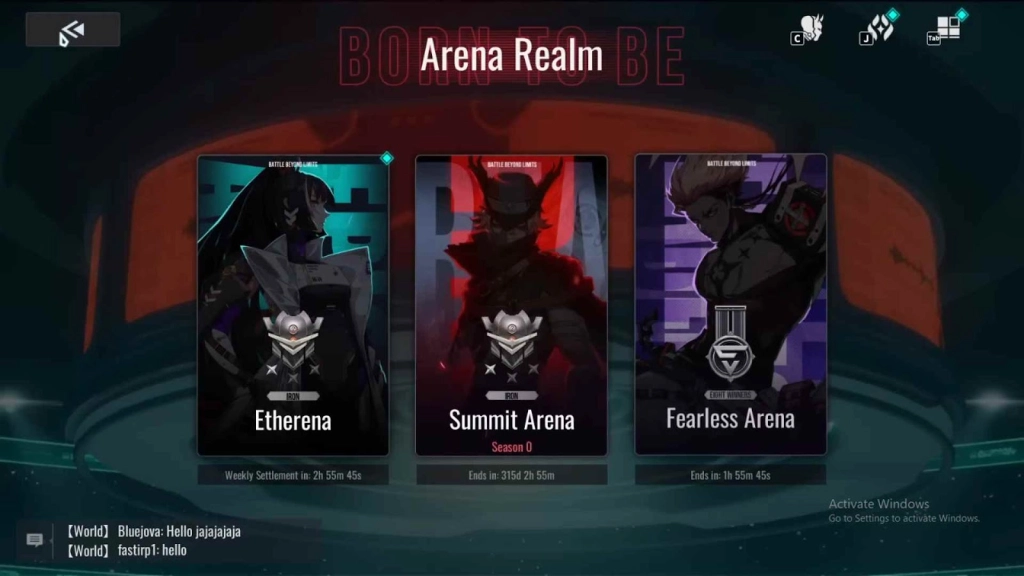 Arena Battles for Great Rewards
