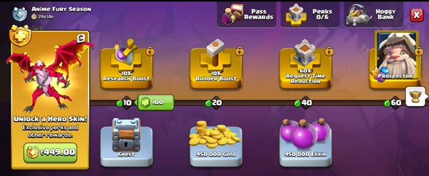 Gold Pass Reward Highlights Gold Pass Reward Highlights