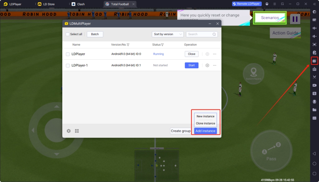Add instances