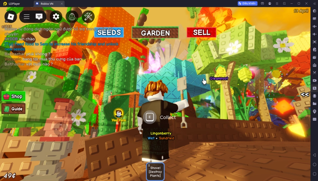 Roblox - Grow a Garden: Hướng Dẫn Trồng Cây Khổng Lồ