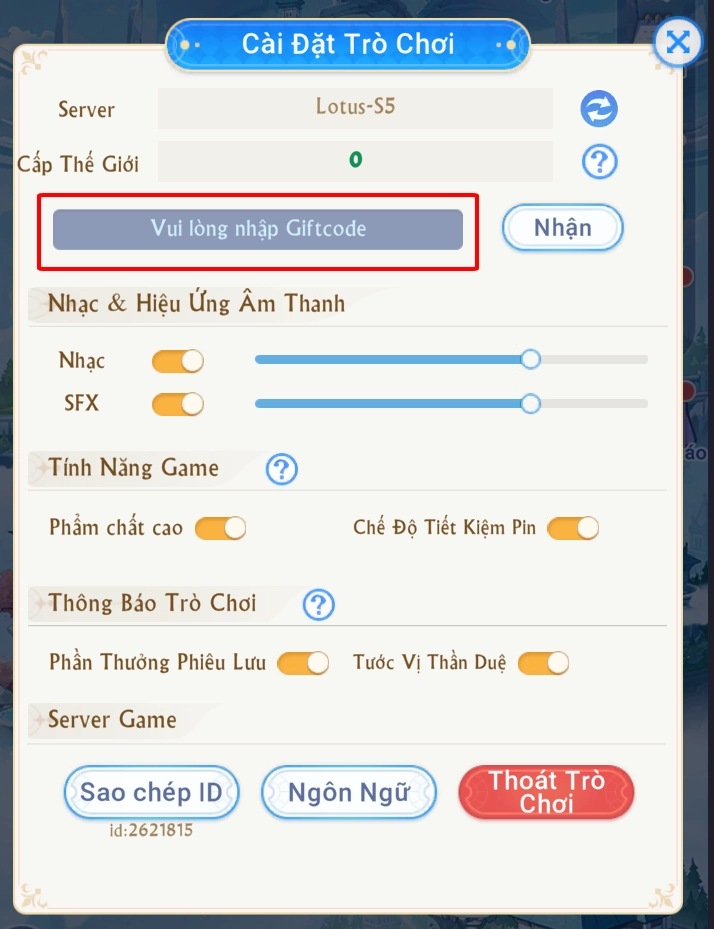 Full bộ code Yêu Quái, Chạy Đi Đâu mới nhất - Hướng dẫn cách nhập chi tiết