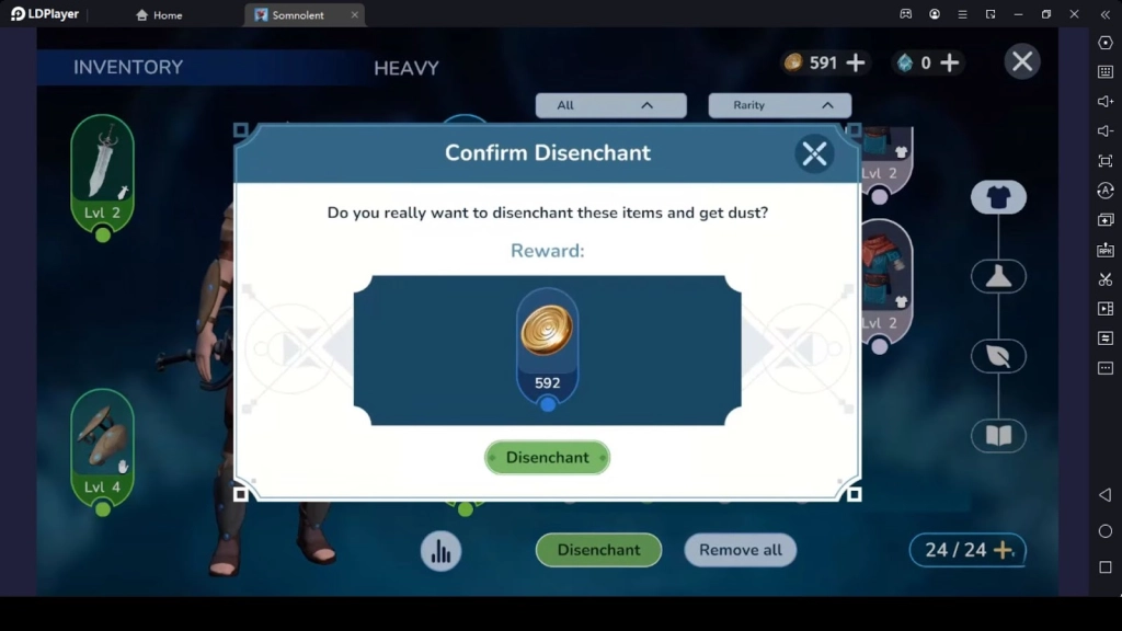 Disenchant Unwanted Gear Pieces Disenchant Unwanted Gear Pieces