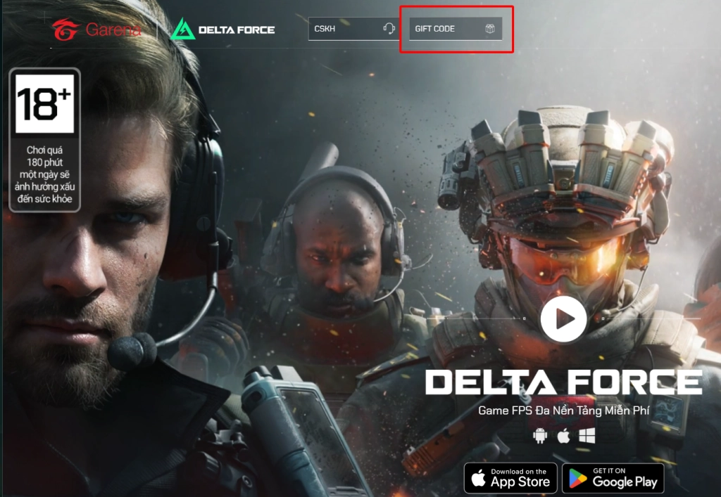 Full bộ code Garena Delta Force - Hướng dẫn cách nhập chi tiết