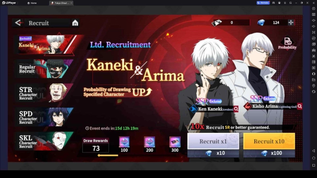 Gacha System and Character Pulls