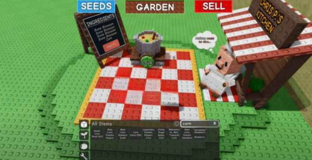 recetas de Grow a Garden