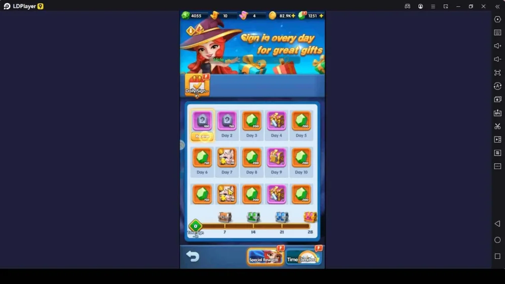 Don't Forget the Daily Rewards Don't Forget the Daily Rewards