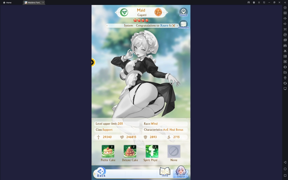 Maidens Fantasy: Idle RPG  — Guía de Personajes