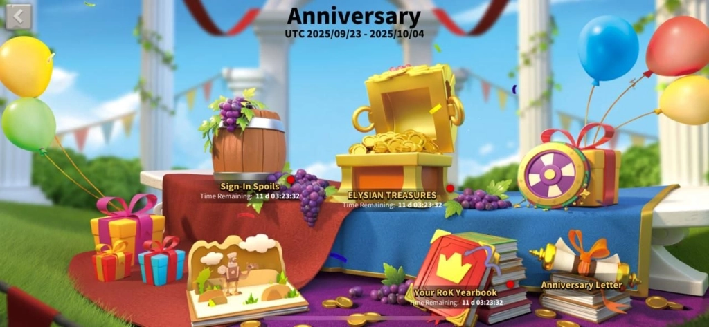 Rise of Kingdoms 7th Anniversary Event