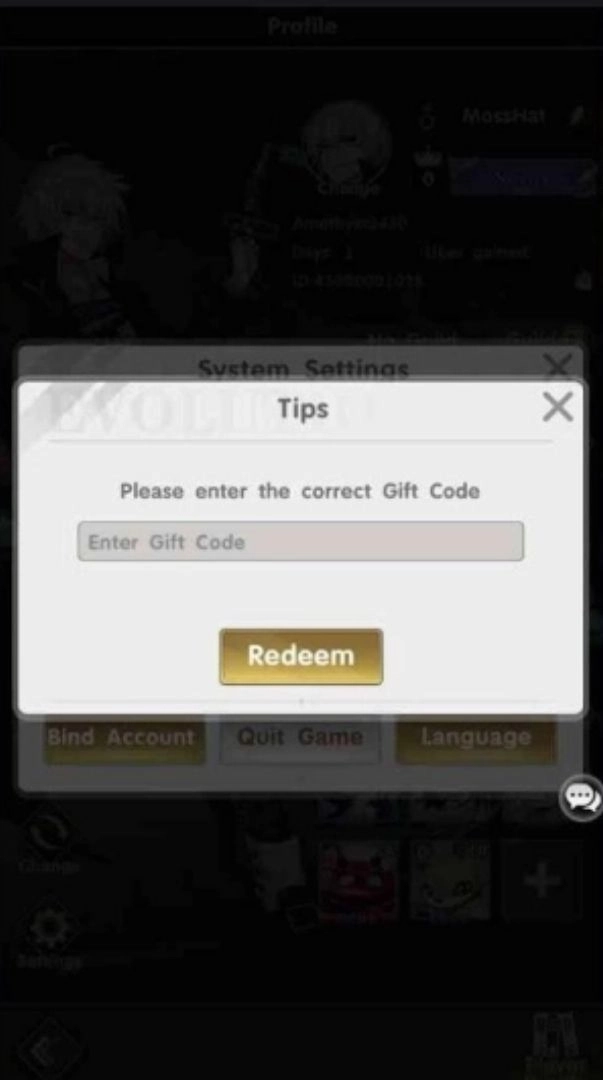 Redeeming Process for the Codes